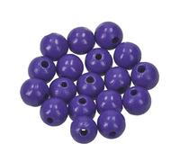efco - 53 Perles en Bois, diamètre 10 mm, 41 : Lilas