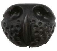 Efco Animal de Nez à Colle, Plastique, Noir, 18 mm, Lot de 4