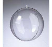 Efco Boule en Plastique Cristal Transparent séparable, diam. 18 cm, Contenant sécable