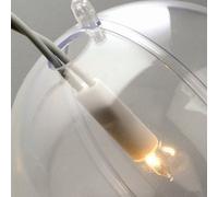 Efco Boule perforée en Plastique Cristal Transparent séparable, diam. 10 cm