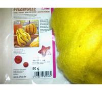 Efco feutrage de la Laine pour Le feutrage 1ve = 50gr Couleur Jaune Citron, feutrer la Laine