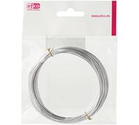 Efco Fil de Fer Rond en Aluminium anodisé Argenté 1 mm x 10 m