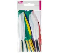 Efco Indian Plume, Plumes, Multicolore, 12-15 cm, Lot de 20