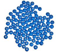 Efco Lot de 110 Perles en Bois Bleu Moyen 6 mm