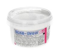 Efco Pâte Structuré Couleur Blanc pailleté Effet Neige, Pot 270g, Deko-Snow pr Déco Hiver et Noël