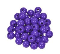 Efco Perles en Bois, Ø 8 mm - Trou 2,3 mm, 90 pièces, dans 22 Couleurs Assorties Lavande