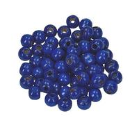 Efco Perles en Bois, Bleu, 6 mm