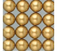 Efco Perles en Cire, en Plastique, Or Mat, diamètre : 6 mm, 60