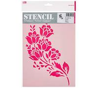 Efco Pochoir à Fleurs en 1 Motif en Plastique Transparent de Format A4