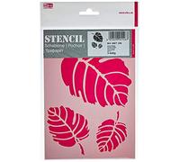 Efco Pochoir Feuilles/3 Designs DIN, Plastique, Transparent, A 5