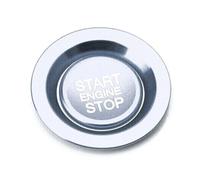 EFDDTBHE Compatible avec Jaguar XF XJ XE pour F-Pace pour Type F CNC Bouton De Démarrage du Moteur sans Clé avec Décoration D'anneau Autocollant de Voiture(Color 3)