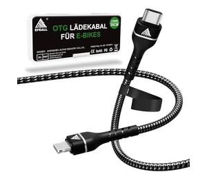 EFEALL E-bike Câble de Charge pour Lightning pour Bosch Intuvia, Kiox, Nyon