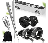EFEALL Kit de Sangle Latérale pour Thule Omnistor Auvent de Caravane avec Laisse Tempête Accessoires de Camping-Car avec Sangles Tempête de Camping