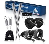 EFEALL Sangle Anti-Tempête pour Thule Omnistor avec Piquets D’ancrage 37 cm | Kit De Sécurité Tempête pour Stores Thule Omnistor, Sangles D’ancrage pour Store Camping-Car, Maintien Sécurisé par Vent Fort
