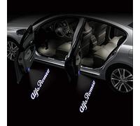 EFEMIR 2X Voiture LED Porte Bienvenue Lumière Logo Projecteur pour Alfa Romeo Giulia Giulietta Mito Stelvio Brera 147 156 159,01