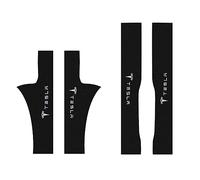 EFEMIR Autocollants de seuil de Porte de Voiture pour Tesla Model 3 Seuil de Porte en Fibre de Carbone Protecteur de Porte de Voiture Film de Voiture Auto-adhésif Scratch Guard Cover,C