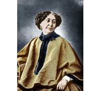 EfeMir Célèbre Impression Photo Affiches et Estampes L'écrivain français George Sand Photo de Nadar Pour la Décoration de Bureau 60x90cm
