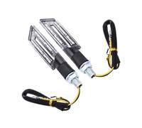 EFEMIR Clignotants Lumières Clignotant À Lame Pour Moto, 2 Pièces, Clignotant Pour Voiture Électrique, Accessoires De Moto