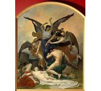 EfeMir De Célèbres Tableaux Affiche Vintage Toile Murale Art Photos le remords de Louis Baader Pour les Décorations pour la Maison 60x90cm