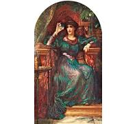 EfeMir De Célèbres Tableaux Toile Avec Image HD Imprimer Posters Franck Dicksee Pour la Décoration du Salon 60x90cm