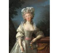 EfeMir Images Abstraites Tirages Toile D'art De célèbres tableaux Portrait de Madame Du Barry par Elisabeth Louise Vigée Lebrun pour la décoration de la chambre à coucher 60x90cm