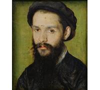 EfeMir Images Abstraites Tirages Toile D'art De célèbres tableaux Portrait présumé être Clément Marot par la peinture célèbre pour la décoration de la chambre à coucher 60x90cm