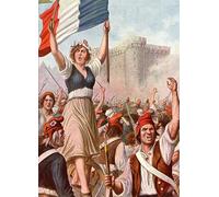 EfeMir Tableaux sur Toile Image Imprimén Célèbre Révolution française prenant la Bastille par Tancredi Scarpelli Pour la Décoration Murale 60x90cm