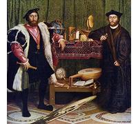 EfeMir Toile Avec Image HD Imprimer Posters De célèbres tableaux les Ambassadeurs de Hans Holbein le Jeune pour la décoration du salon 60x90cm