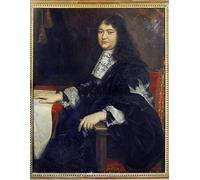 EfeMir Toile Avec Image HD Imprimer Posters De célèbres tableaux Portrait de Michel Tellier Marquis de Louvois Peinture de Pierre Mignard pour la décoration du salon 60x90cm