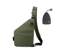 EFEMIR Wander Plus Sac De Voyage Antivol, Sac à Bandoulière Sécurisé Et élégant Pour Femmes Et Hommes, Sac à Bandoulière étanche, Sac à Bandoulière Mince (Blue)