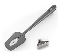 Efeng Spatule thermomètre avec clip pot - Spatule en silicone avec thermomètre intégré, thermomètre à bonbons, cuillère thermomètre pour chocolat, fabrication de bonbons, crèmes, sauces, confitures