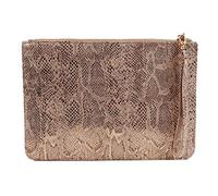 Eferri Bolso De Mano Snake, Pochette Sac De Soirée Rose Women's, 26x19x1 cm