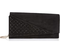 Eferri Femme Clutche Agata Pochette Sac De Soir e Noir, Noir, 27x13x5 centimeters EU