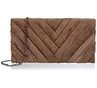 Eferri Femme Clutche Anastasia Pochette Sac De Soir e Vison, Vison, 28x15 centimeters EU