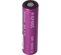 Efest Purple IMR 18650 3000mAh 3,6V - 3,7V min. 2900mAh typ. 3000mAh maximum 35A courant délivré (Flat Top)