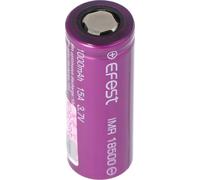 Efest Purple IMR18500 1000mAh 3,7V pôle positif plat, non protégé, dimensions 49,8x18,3mm