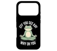 Eff, tu Vois Kay, Pourquoi tu ES Une Grenouille en Train de méditer ? Coque pour iPhone 17 Pro