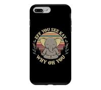 Eff You See Kay Why Oh You Éléphant Yoga Pose Méditation Coque pour iPhone 7 Plus/8 Plus