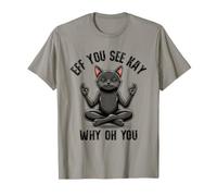 Eff You See Kay Why Oh You Zen Black Cat Funny T-Shirt