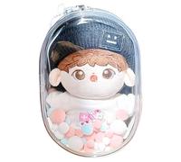 Efface Les Sacs De Rangement Dess s - Clear Doollss Portage De Sacs, Boîtier D'affichage Compact Doll | Petite Pochette Dooll Épaisse, Report Doollss Baggs Clearr, Figures Multifonctionnel