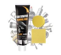 Efface Rayure Profonde Voiture, Dissolvant De Taches D'oxydation, Crème De Réparation De Rayures De Voiture, Kit De Cires De Correction De Peinture Avec Éponge Pour Véhicules 120ml