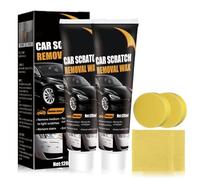 Efface Rayure Voiture 2026 - Car Scratch Remover Wax, Pâte de Réparation pour Rayures Profondes, Cire de Polissage Anti-Rayures avec Chiffon et Éponge, Universel pour Carrosserie (2PCS)