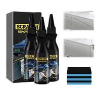 Efface Rayure Voiture 2026 - Crème Réparation Anti-Rayures Scratch Removal Wax pour Carrosserie, Élimine rayures profondes, Protection durable avec éponge (3 PCS)