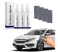 Efface Rayure Voiture, Car Efface Rayure Carrosserie Polissage avec Chiffon Nano Sparkle, Car Scratch Remover, Efface Rayures Profonde Voiture, Modèle Crème de réparation de Rayures de Voiture (3 PCS)