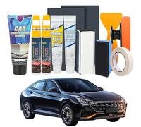 Efface Rayure Voiture, Rayure Voiture Carrosserie Retouche Peinture Voiture Pour éliminer Efface Dommages à la Peinture et Rayures de Branches (Blanc pur + blanc nacré)