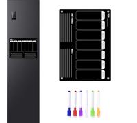 Effacement magnétique : tableau de planification acrylique, ensemble d'organisation pour réfrigérateur | Planificateur de tâches magnétique pour notes, rappels, rendez-vous, recettes d'épicerie, idées