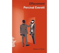 Effacement - Percival Everett - De L'olivier Eds - Poche - Roman