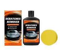 Effaceur de Rayures Auto 120g Pâte à Polir et avec | Accessoires De Polissage Auto Pour Dommages Éclats Bosses Fissures Sur Carrosserie Pare-chocs Portes Roues Motos Bateaux