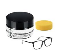 Effaceur de rayures pour lunettes - Polissage de nettoyage des verres en plastique - 50 g - Anti-âge - Protection contre l'oxydation - Réduction de la turbidité - Clarification des lunettes