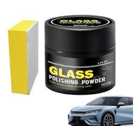 Effaceur de rayures pour vitres - Éliminateur de rayures pour pare-brise, vitres de fenêtre, poudre de nettoyage, film gras, saleté et rayures des vitres de voiture